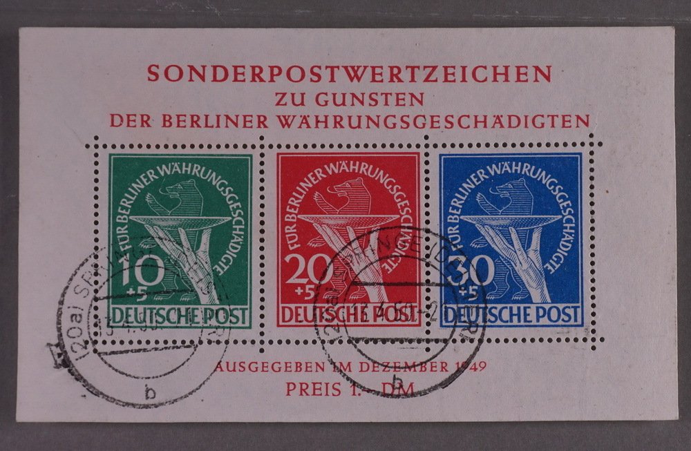 柏林  - BL 1 Berlin 由 Schlegel 在背面签名 #1.0