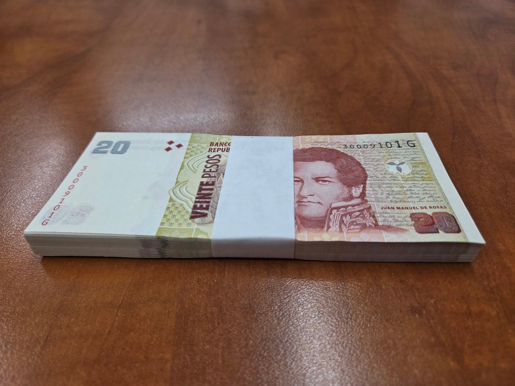 Argentina. - 100 x 20 Pesos ND (2003) - Pick 355c  (Sem preço de reserva) #2.1