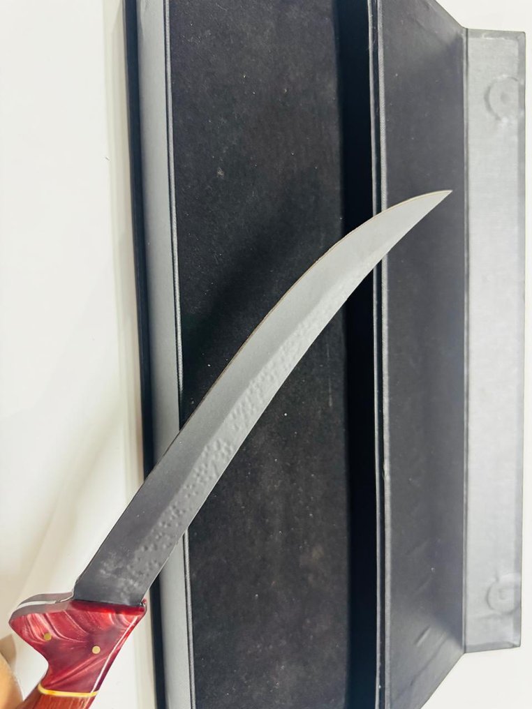 HexClad - 厨刀 -  日本片刀（029） - 钢材、少钢、环氧树脂与异国木材，配有盒子 - 日本 - 日本鱼片刀 #3.2