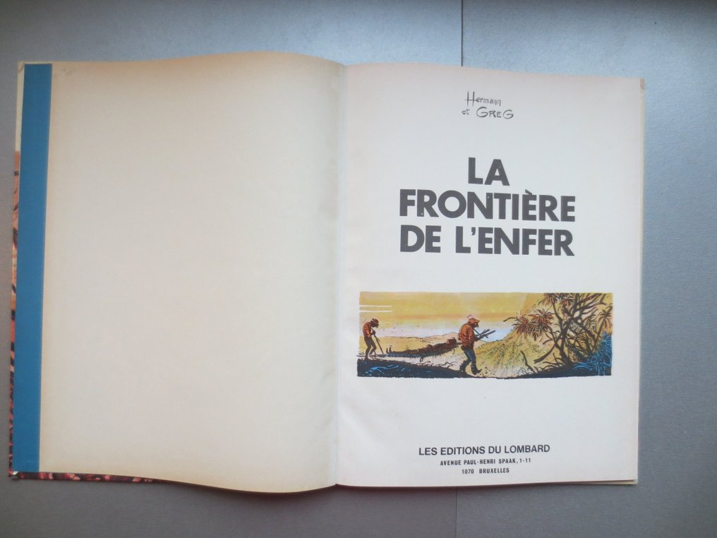 Bernard Prince T3 - La Frontière de l'enfer - C - 1 Album - 第一版 - 1970 #2.1