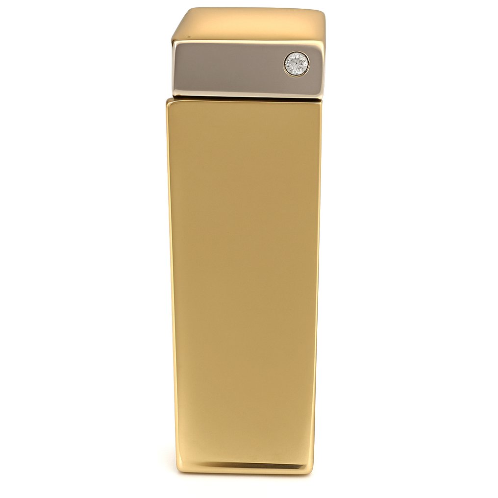 領帶夾 - 18 克拉 黃金, 停止花钱, 白金 - 0.03ct. tw. 鉆石 (天然) #4.3