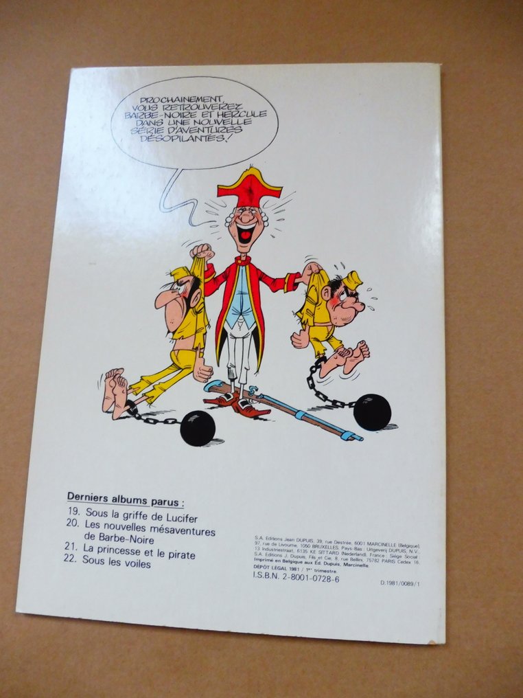 Le Vieux Nick et Barbe-Noire T23 - Barbe Noire, Hercule et Cie - B - 1 Album - First edition - 1981 #1.0