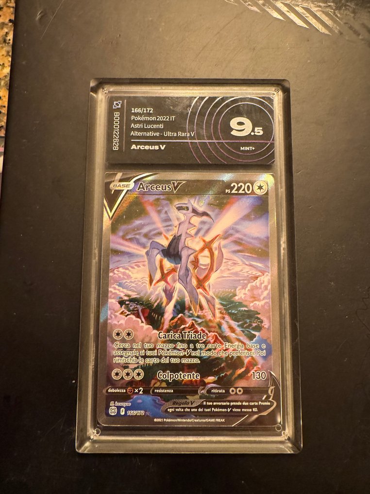 1 Graded card - arceus 166/172 - AI grading 9.5 #1.0