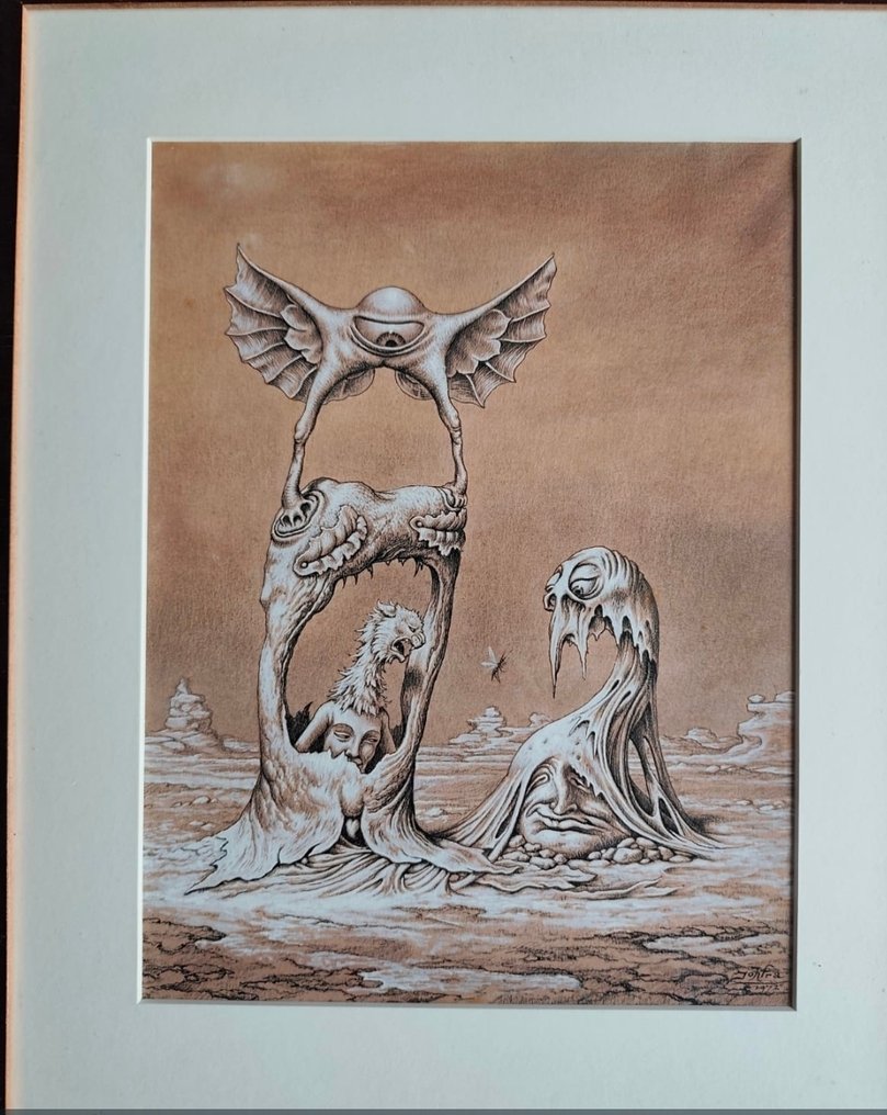 Johfra (1919-1998) - Kortstondige ontmoeting #1.0