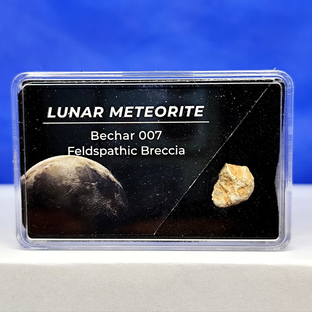 来自月球的真正陨石。 NEW!! BECHAR 007（阿尔及利亚，2022年）。 - 0.5 g #1.0