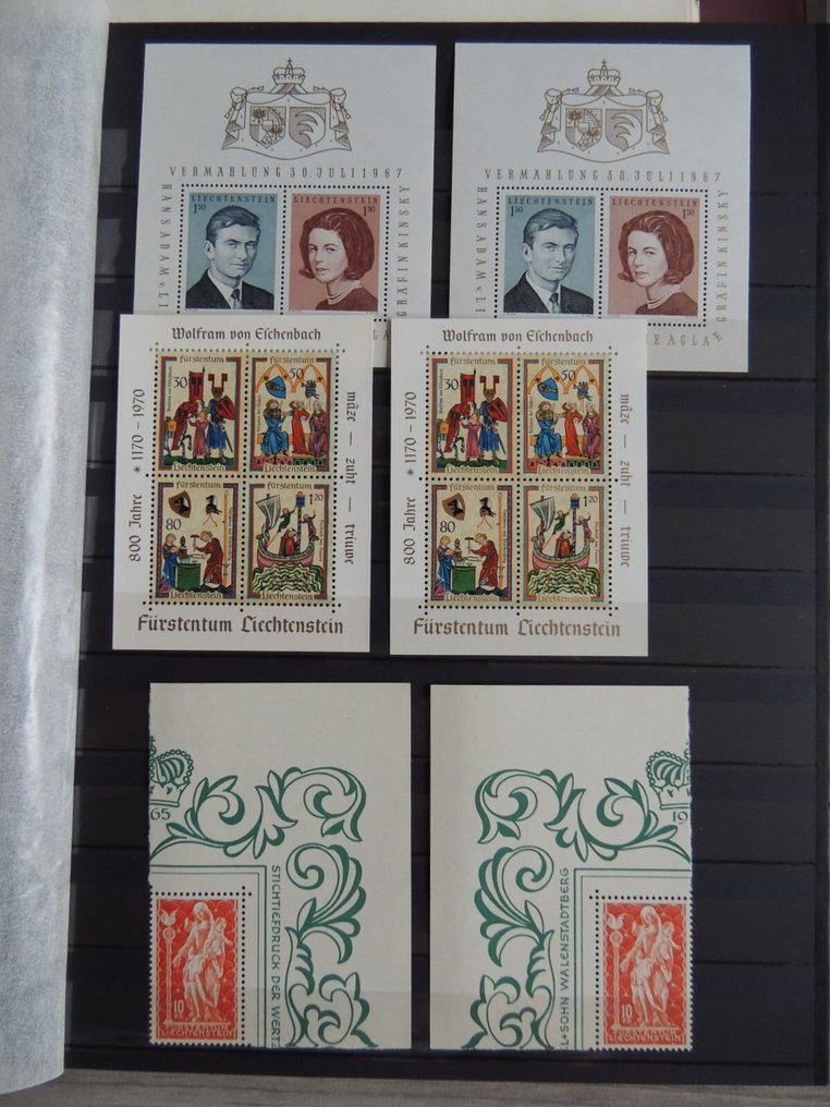 Liechtenstein - Colección / lote en encuadernaciones y hojas Y&T c/v 1750 € #2.1