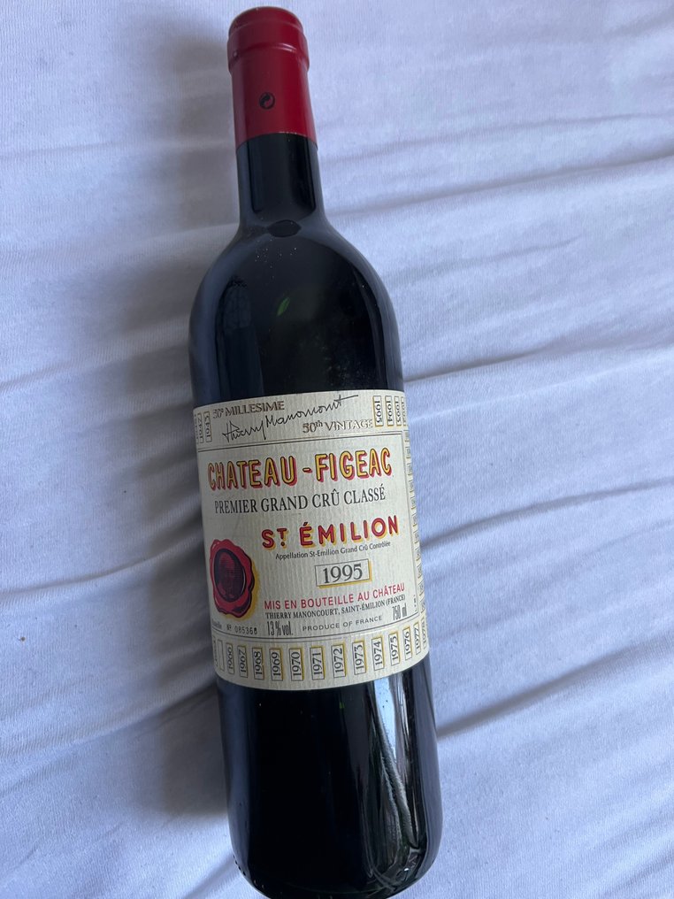1995 Chateau-Figeac - Saint-Émilion 1er Grand Cru Classé B - 1 Φιάλη (0,75L) #1.0