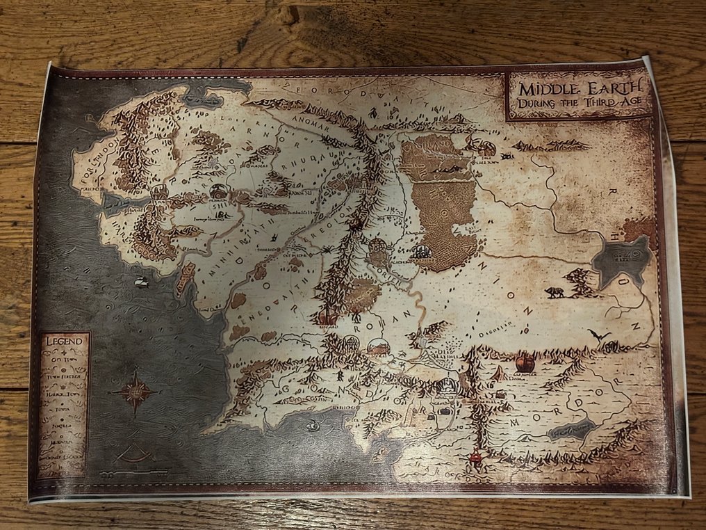 Συλλογή αναμνηστικών - Άρχοντας των Δαχτυλιδιών - Σετ 7 τεμαχίων - Αλυσίδα με δαχτυλίδι της δύναμης, κολιέ και άλλα - δείτε #4.3