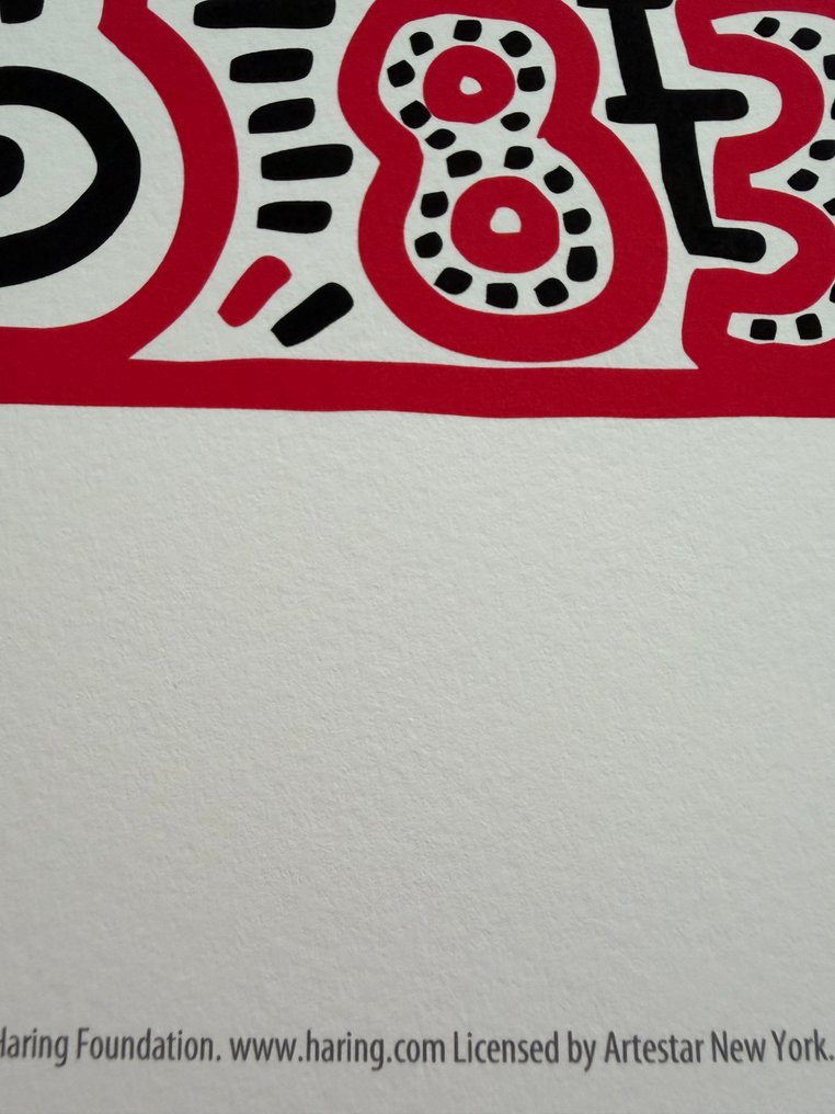 Keith Haring (after) - (1958-1990),Fun Gallery Exibition, 1983, copyright Keith Haring Foundation, Licensed by Artestar New #2.1