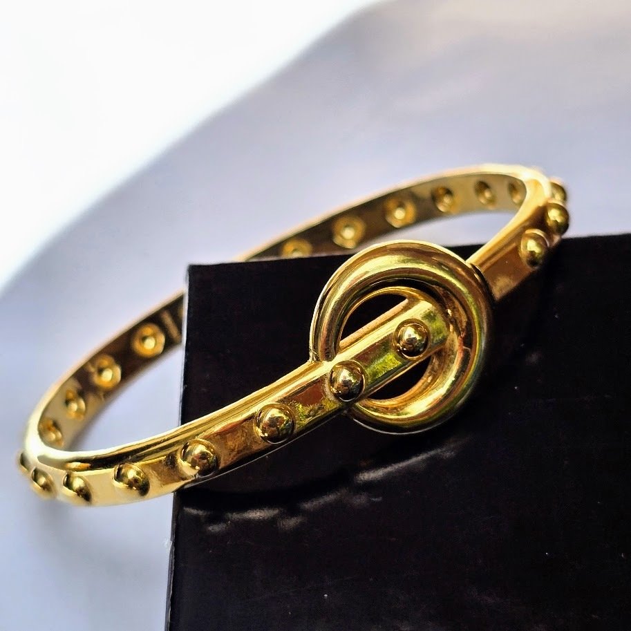 Monet - Gold-plated - Bracelet - Jane Birkin style 1970s, #1.0