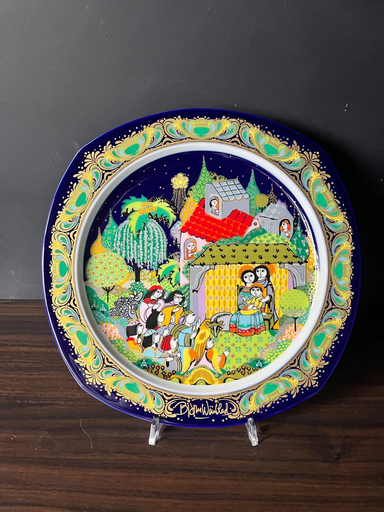 Rosenthal - Bjorn Wiinblad - Διακοσμητικό πιάτο τοίχου (8) - Πορσελάνη #4.3