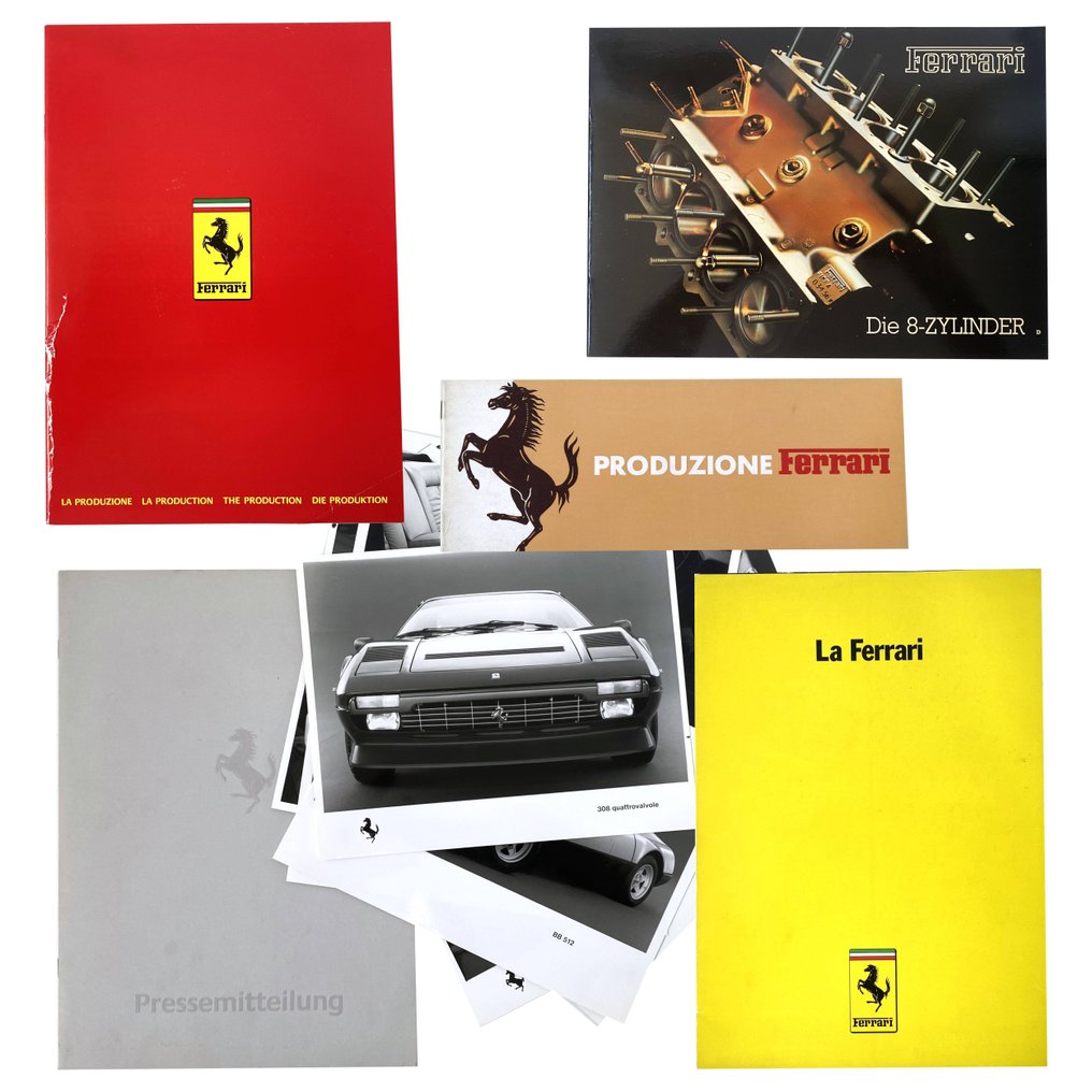 5份法拉利宣传册 - 1977-1985 #1.0