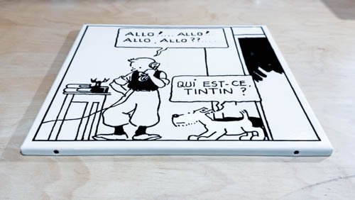 Tintin "Emaillerie Belge" - Tintin en Amerique' - 1 Piastra smaltata - 1993 #3.2