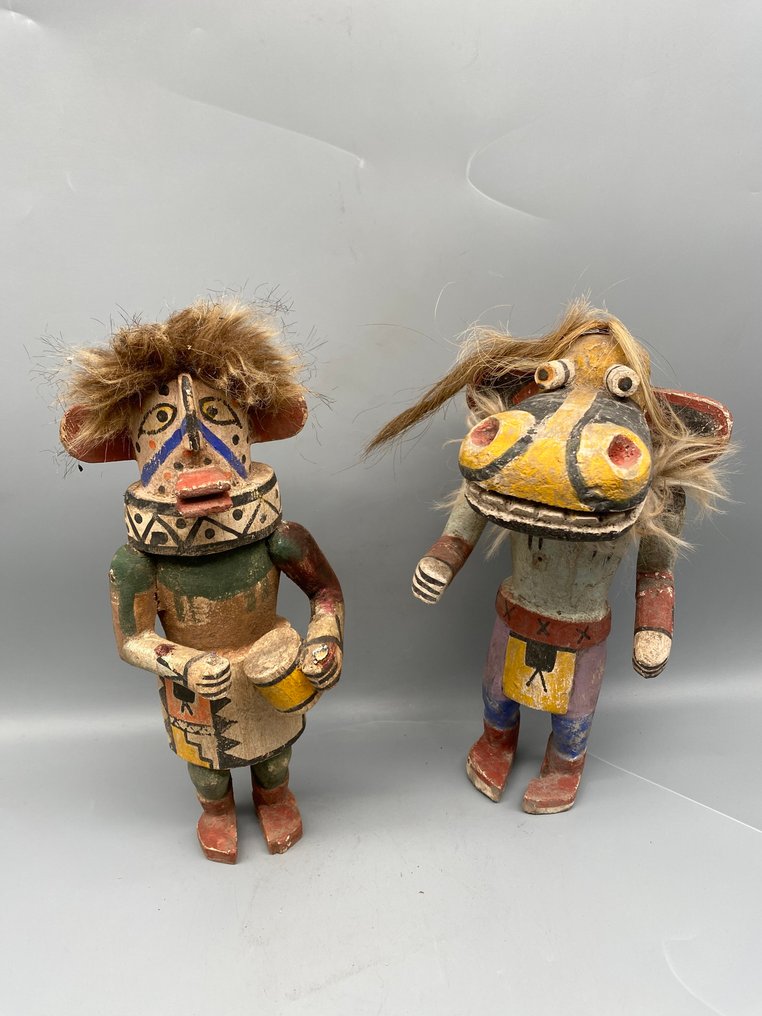 2 Poupées dans le style Kachina / Hopi (Sans prix de réserve) #1.0