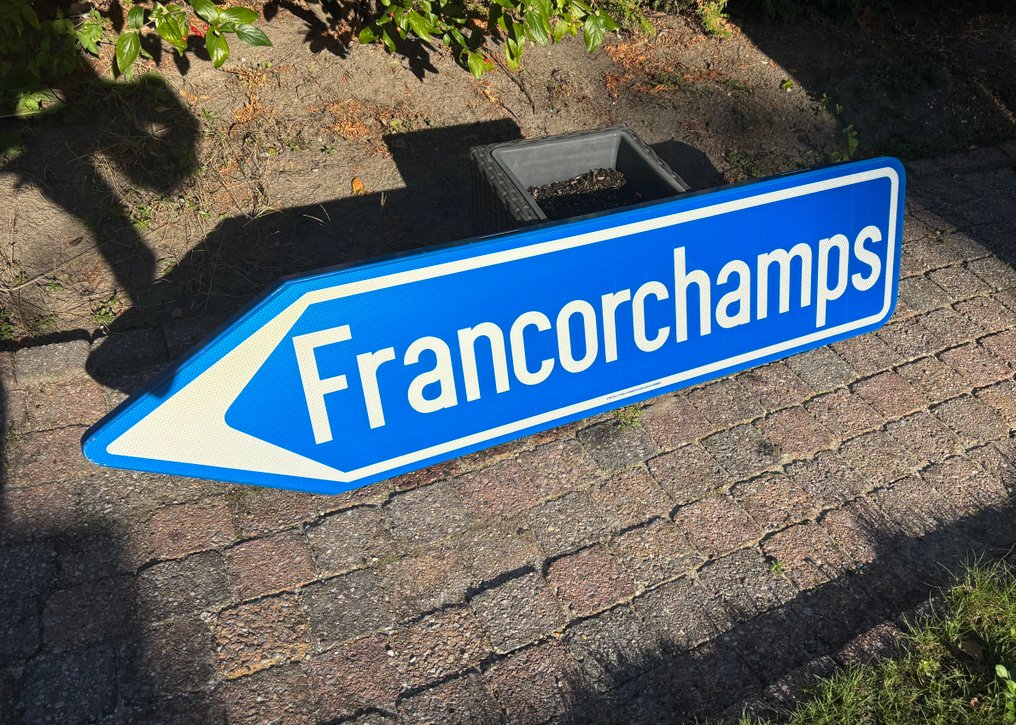 Francorchamps πινακίδα κυκλοφορίας οδηγός - Σήματα οδικής κυκλοφορίας - Αλουμίνιο #2.1