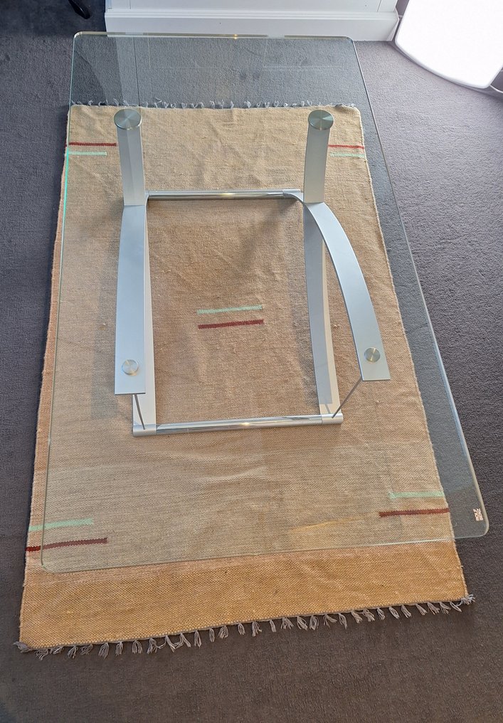 Rolf Benz - 咖啡桌 - Model 1150 - 金属与玻璃 #1.0