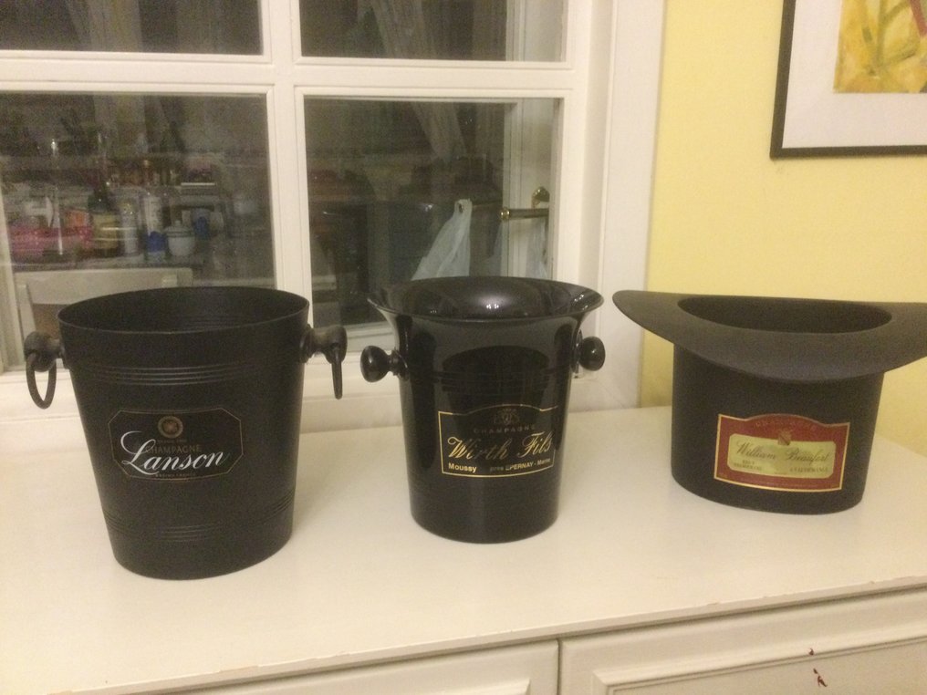 Secchiello per champagne (3) - Alluminio, Plastica #1.0