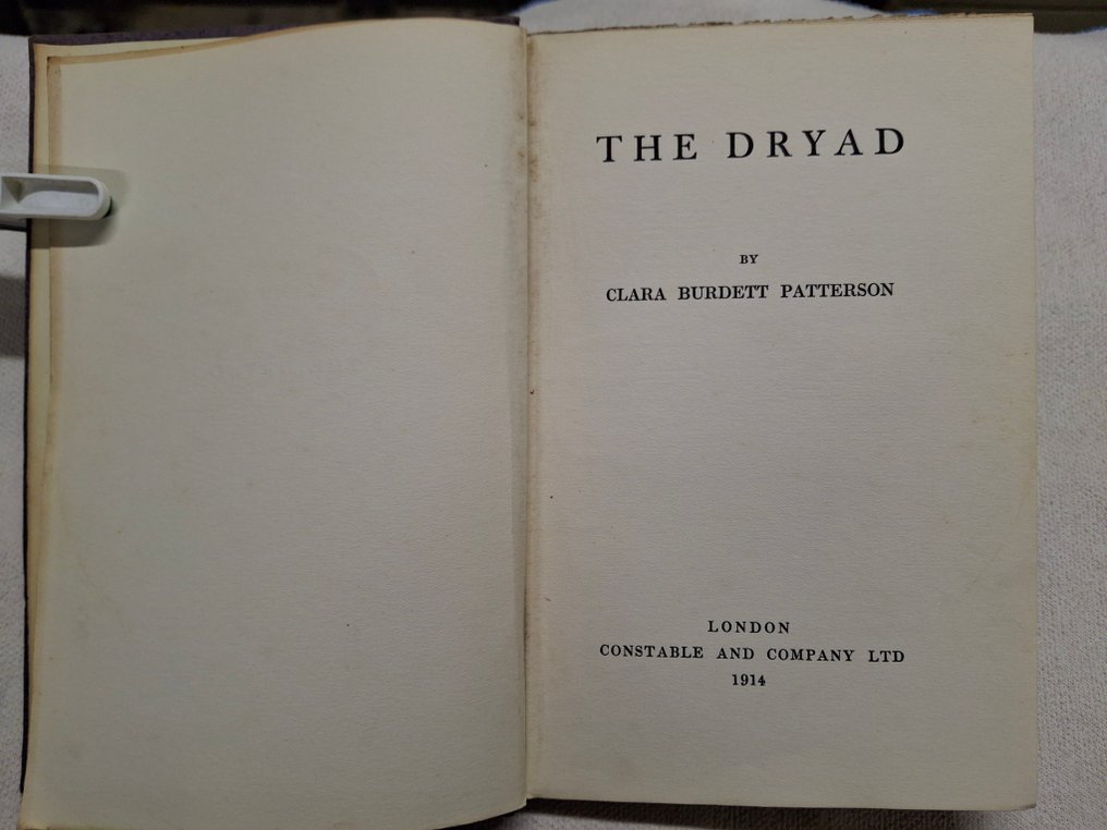 Clara Burdett Patterson - THE DRYAD - 1914 #1.0