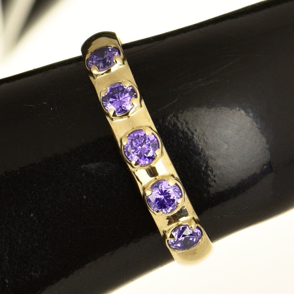 Nincs minimálár - Gyűrű - 14 kt. Sárga arany #1.0