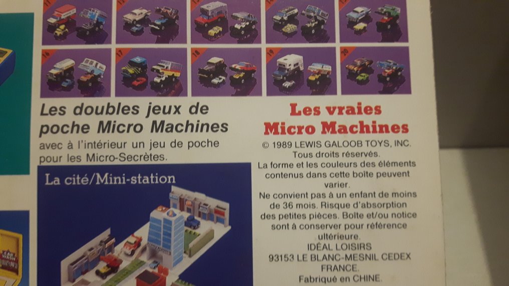 Galoob - 玩具人偶 Micro Machines Bateau dans une bouteille / Garage de poche - 1990-2000 - 法国 #3.2