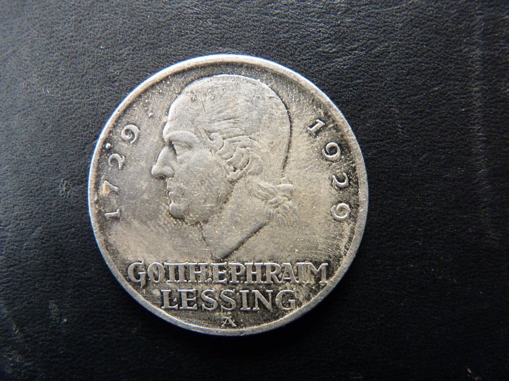 Germany, Weimar Republic 5 Reichsmark 1929 A (No reserve price) #1.0