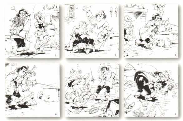 比利時 - Luc Mazel 的独特系列卡通——签名并编号——限量版 - 明信片 (9) - 2011-2011 #2.1