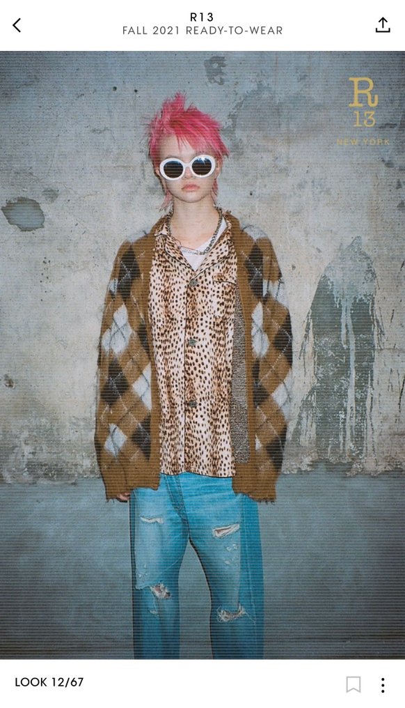 R13 - F/W 2021 - Kid Mohair & Merino Wool - Cardigan #1.0