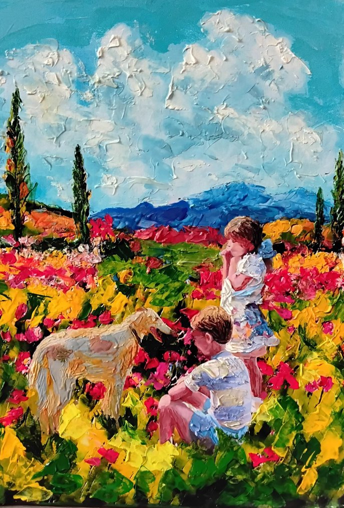 Bartolo Gentiluomo (1973) - Ragazzi con levriero #4.3