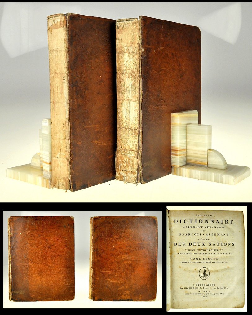 Amand Koenig - Nouveau Dictionnaire Allemand-François et François-Allemand à l'Usage des Deux Nations - 1804-1805 #1.0