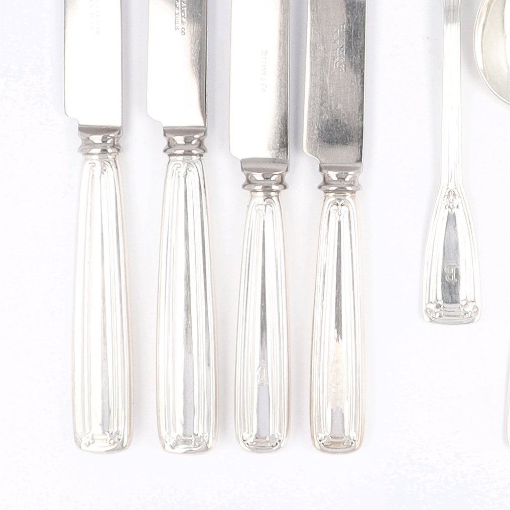 Tiffany & Co. - model St. Dunstan 1909 - Set tacâmuri (8) - .925 argint #2.1