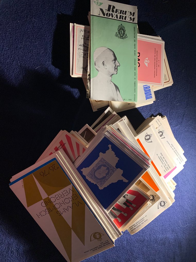 Belgium 1966/1986 - More than 250 post folders #1.0