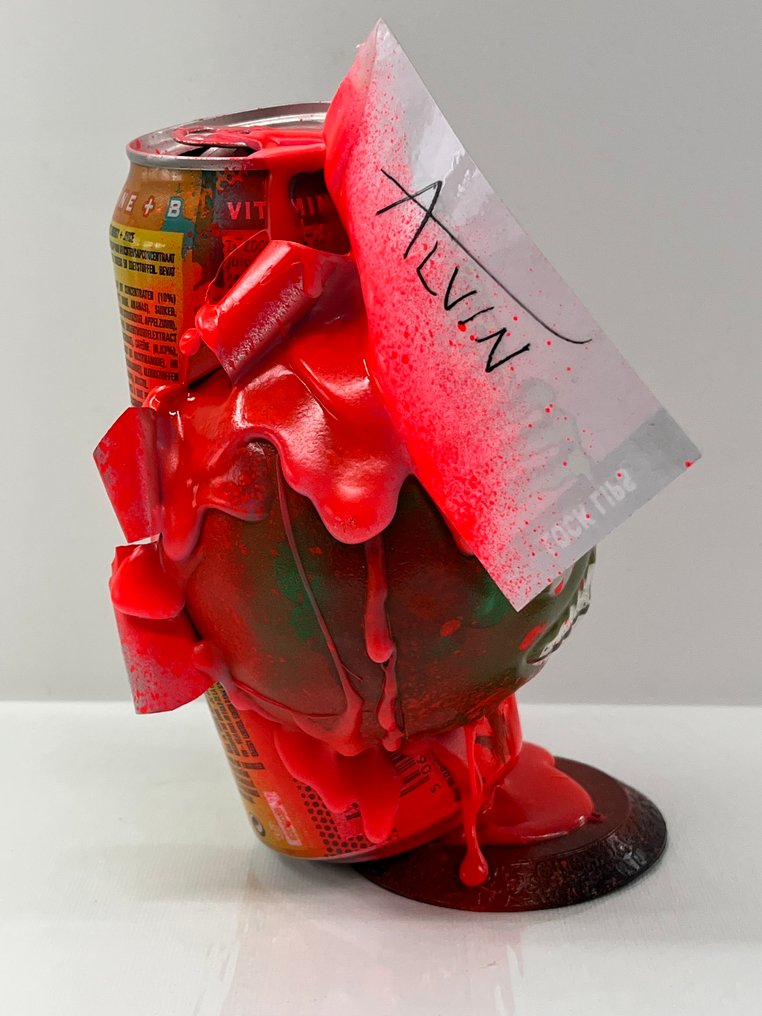 Alvin Silvrants (1979) - Madballs Lock Lips Monster Energy can art statue (5 from 7) #3.2