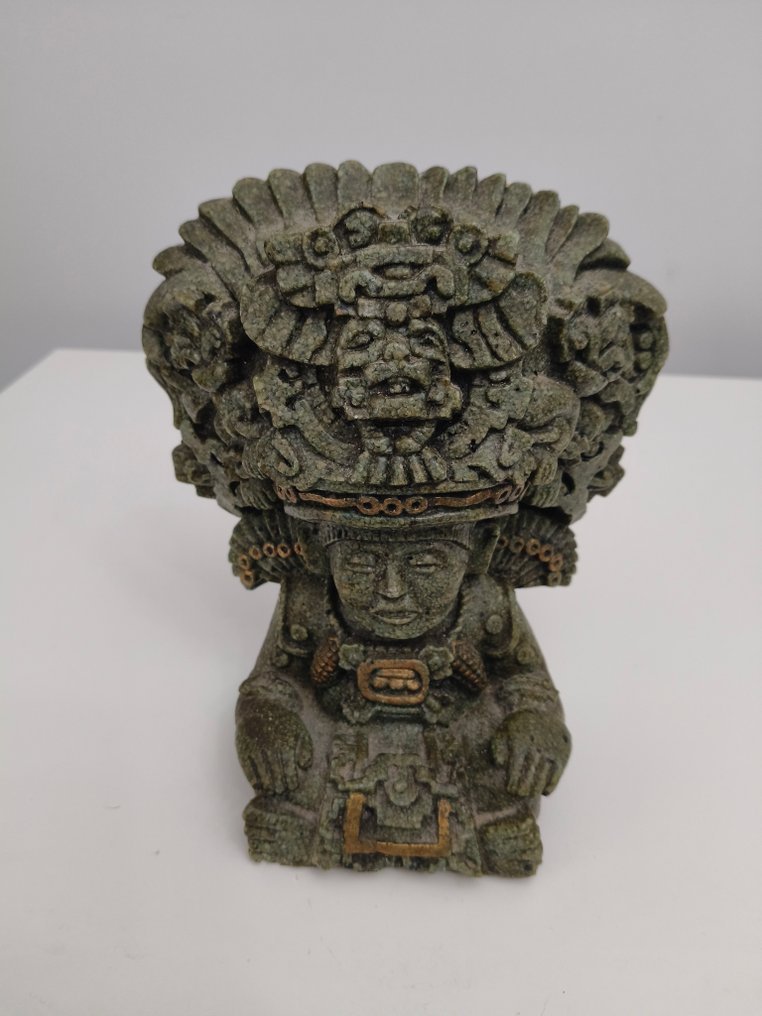 Scultura, Aztec figurine - 22 cm - Soapstone #4.3