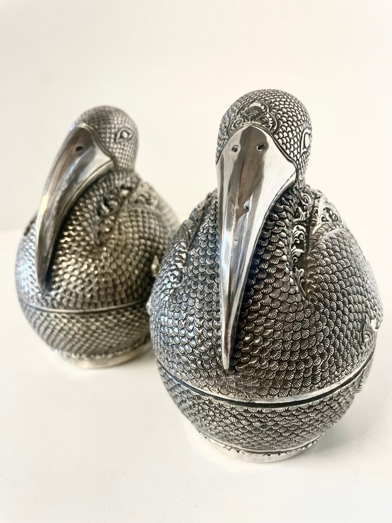 一对银色盒子 - 柬埔寨  (没有保留价) #1.0