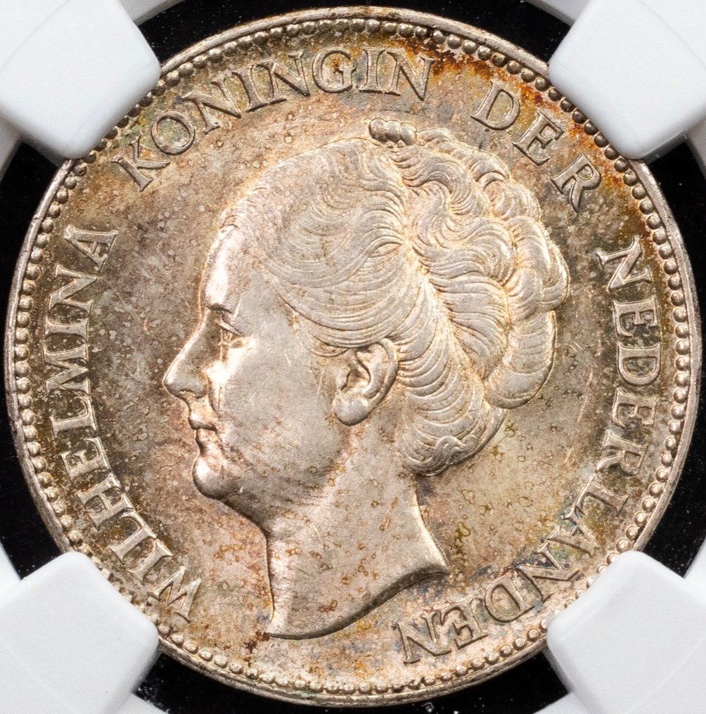 Nederland. Wilhelmina. 1 Gulden 1931 NGC MS 62 (Zonder minimumprijs) #2.1