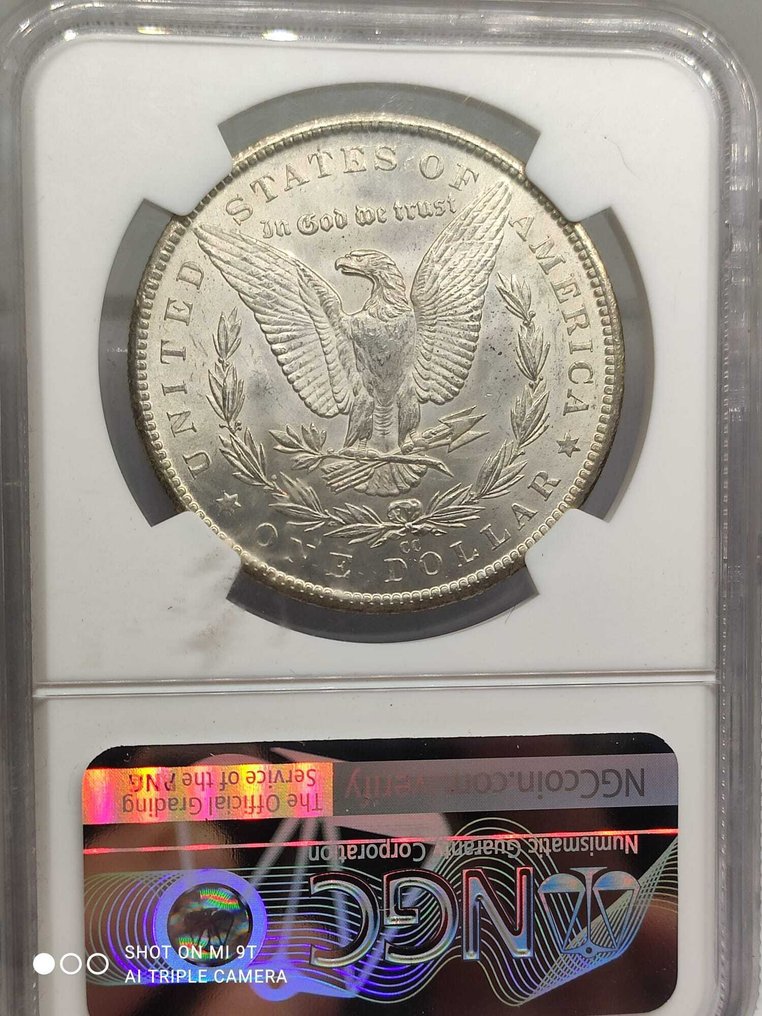Stati Uniti. Morgan Dollar 1884-CC, Carson City. NGC MS63 #4.3