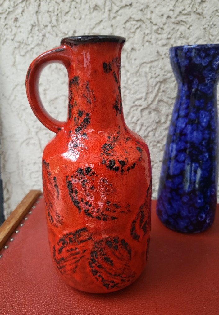 Scheurich, Gräflich Ortenburg - Váza (3) - Kerámia - Fat Lava #1.0