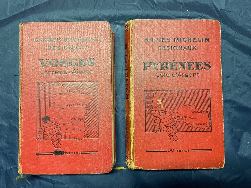 Michelin - Guides Michelin Vosges 1930/1931 et Pyrénées 1932/1933 - 1930-1932 #1.0
