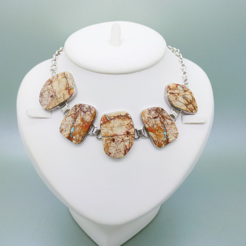 頸鏈 - 美國 Tom Elgin - 纳瓦霍  (沒有保留價) #1.0