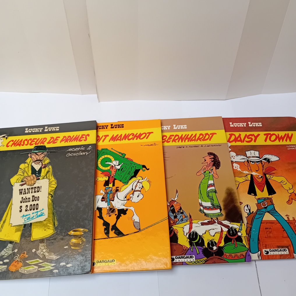 Lucky Luke - 4x C - 4 Album - Πρώτη έκδοση - 1972/1983 #1.0