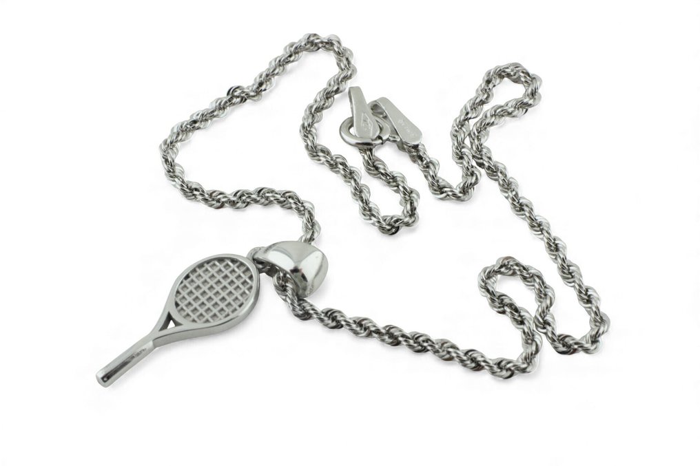 Charm bracelet - 18 kt. White gold #1.0