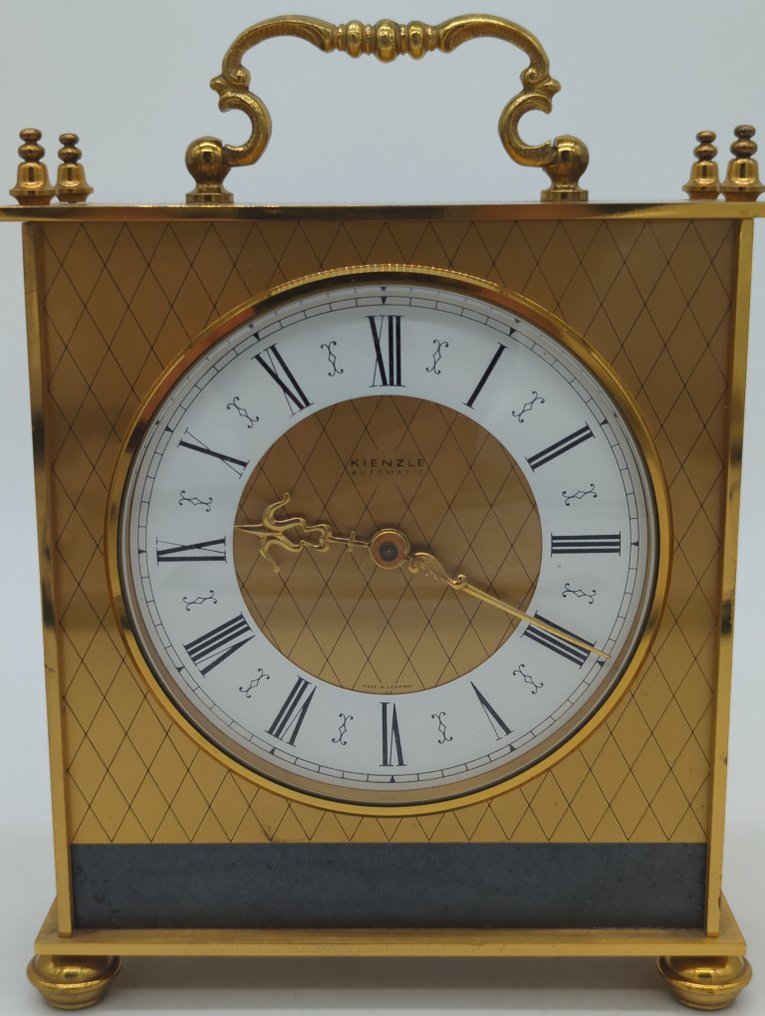Óra - Kienzle Tischuhr im Messinggehäuse – „Automatic“ - Fém - 1970-1980 #1.0