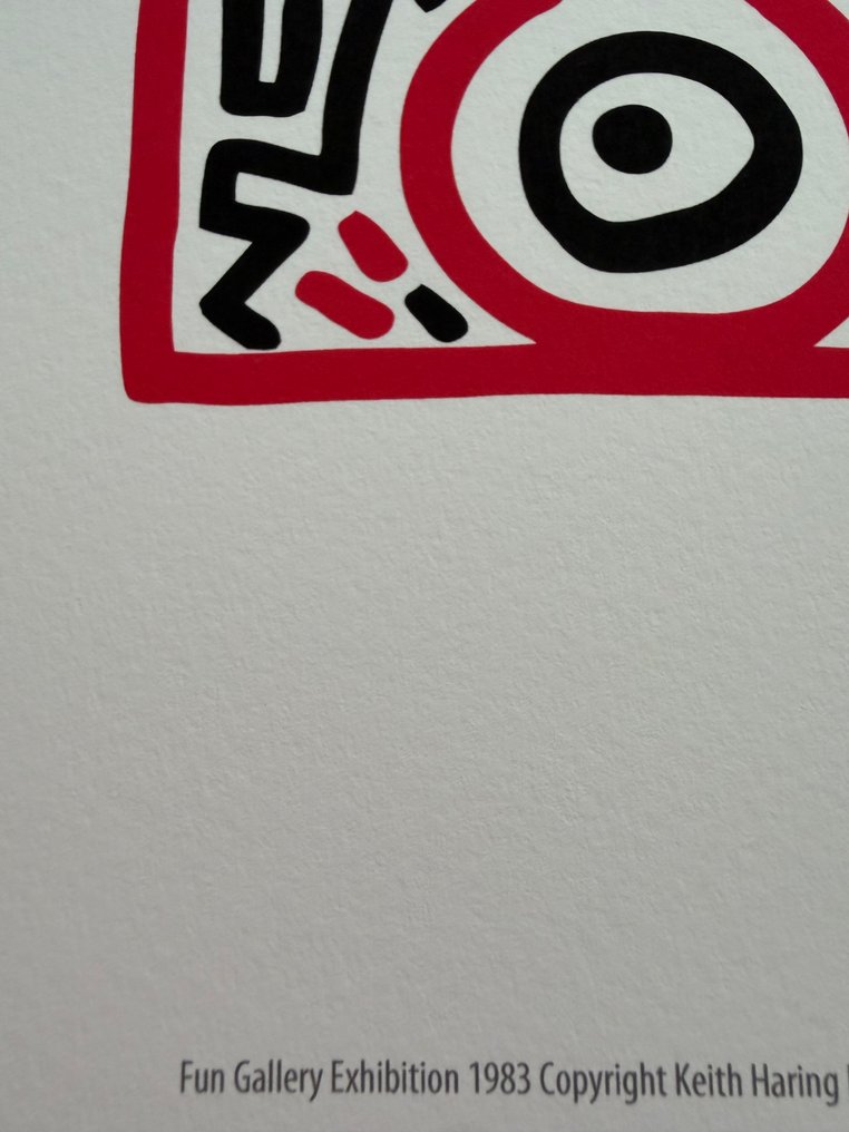 Keith Haring (after) - (1958-1990),Fun Gallery Exibition, 1983, copyright Keith Haring Foundation, Licensed by Artestar New #1.0