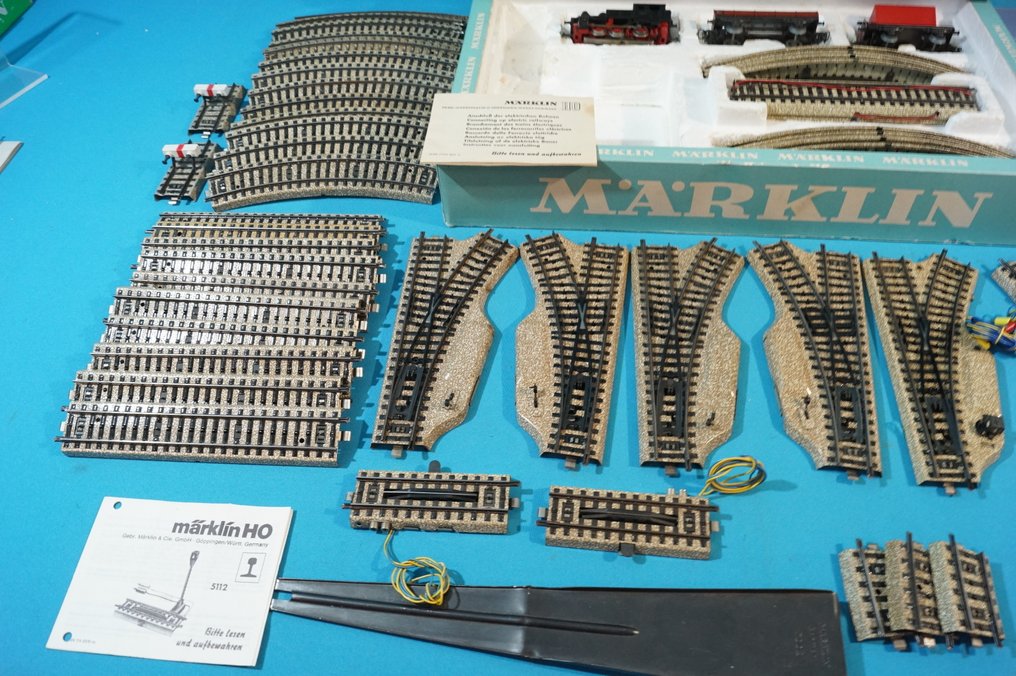 Märklin H0轨 - 2923 - 火车组 (65) - 贝尼卢克斯火车组60年代配备了额外的轨道套件 #1.0