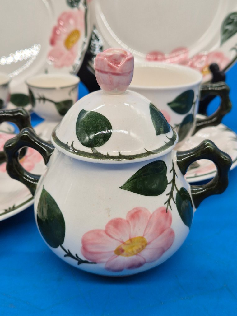 Villeroy & Boch – „Wild Rose“ – Kaffeeservice, handbemalt - Coffee set - Porcelain #1.0