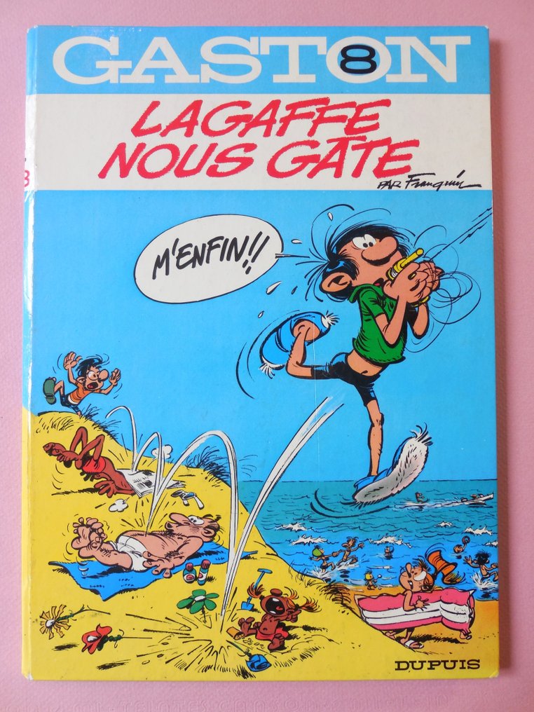 Gaston T8 - Lagaffe nous gâte - C - 1 Album - Első kiadás - 1970 #1.0
