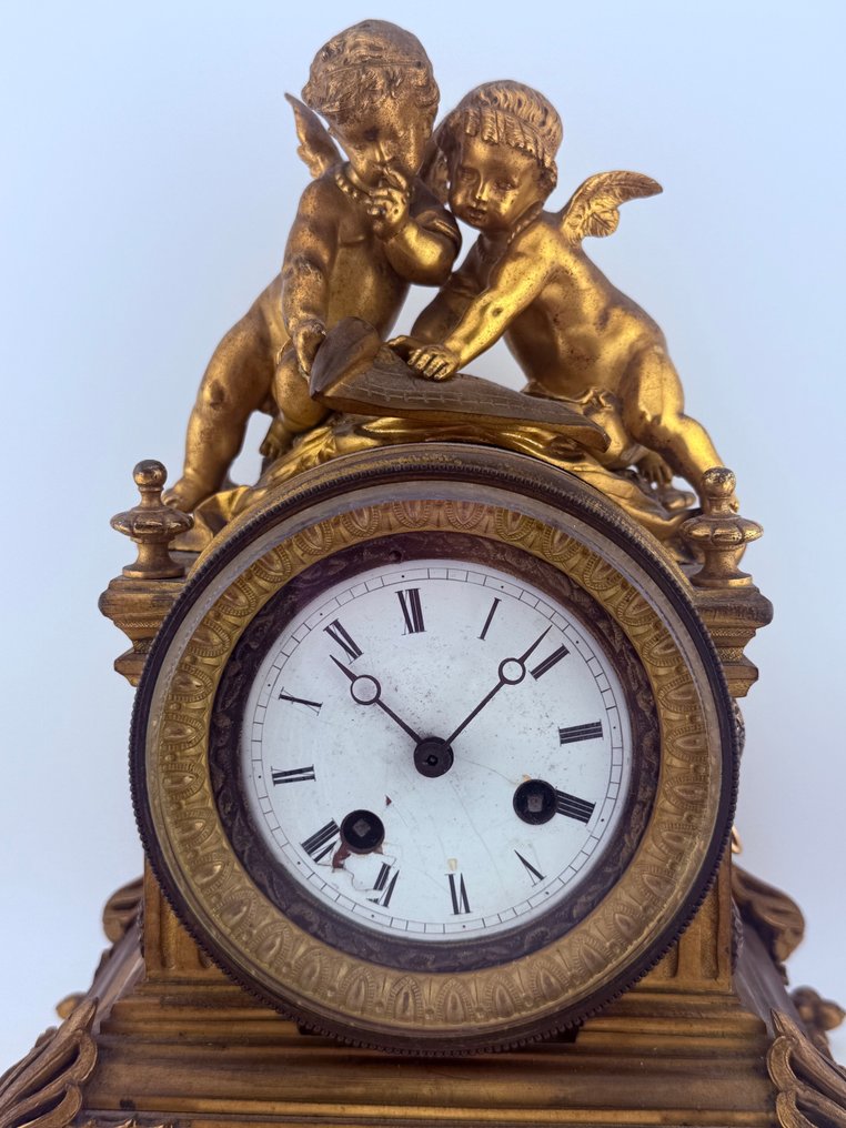 Bords- och skrivbordsklockor -   Brons, Mässing - 1850-1900 #2.1