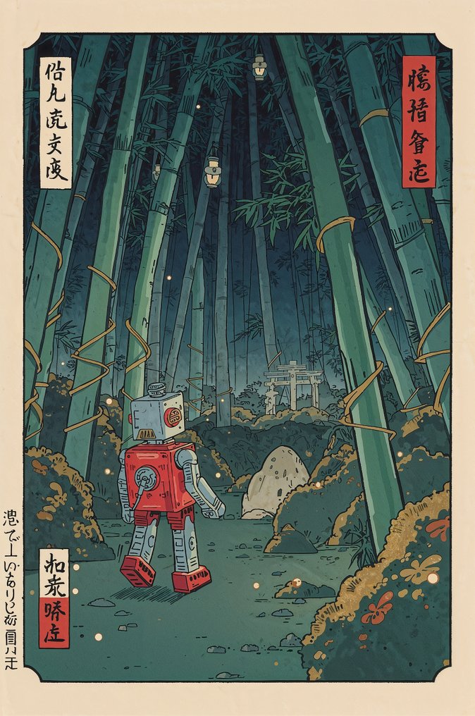 Tin Toy - Giocattolo - Where Circuits Meet Spirits - Tin Toys - Pop Art - Signed and Numbered 8/10 - 1990-2000 #2.1