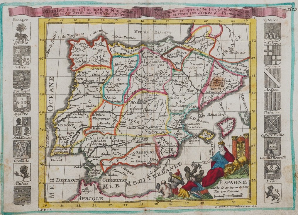 Spagna - {; Elias Baeck - Espagne - 1721-1750 #1.0