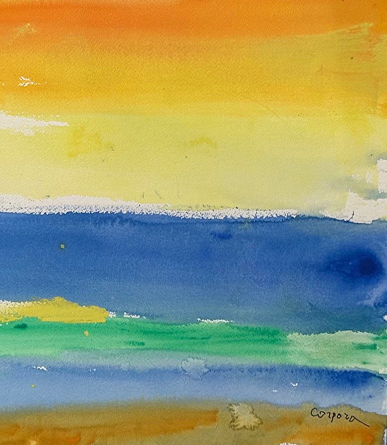 Antonio Corpora (1909-2004) - Tramonto sulla laguna #2.1